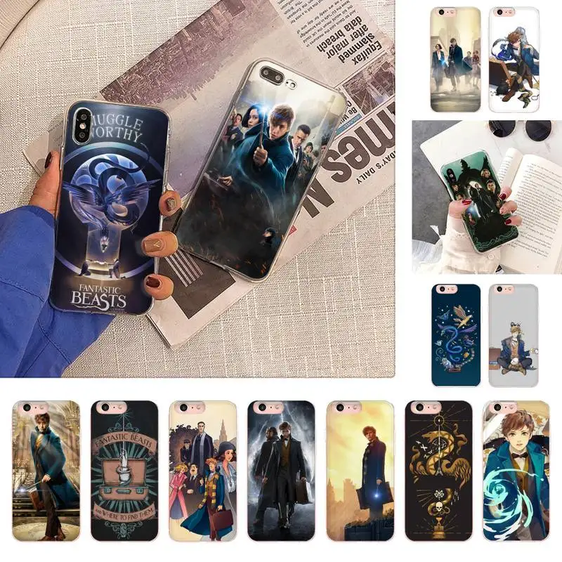 FHNBLJ Fantastic Beasts Where To Find Them Phone Case For iPhone X XS MAX 6 6s 7 7plus 8 8Plus 5 5S se 2020 XR 12 11 pro max
FHNBLJ Fantastic Beasts Where To Find Them Phone Case For iPhone X XS MAX 6 6s 7 7plus 8 8Plus 5 5S se 2020 XR 12 11 pro max