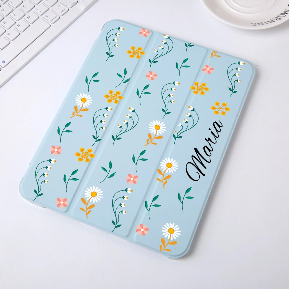 Custom Name Flower Case for iPad 10.9 Air 4 2020 Smart Cover for 9.7 5th 6th 10.2 7th 8th Generation Mini 4 5 6 12.9 iPad Pro 11
Custom Name Flower Case for iPad 10.9 Air 4 2020 Smart Cover for 9.7 5th 6th 10.2 7th 8th Generation Mini 4 5 6 12.9 iPad Pro 11