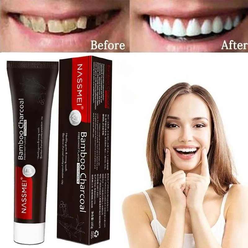 105g Nano Bamboo Charcoal Black Toothpaste Charcoal Ingredients Activated Clean Whitening Toothpaste Charcoal Toothpaste Po H8S8
105g Nano Bamboo Charcoal Black Toothpaste Charcoal Ingredients Activated Clean Whitening Toothpaste Charcoal Toothpaste Po H8S8