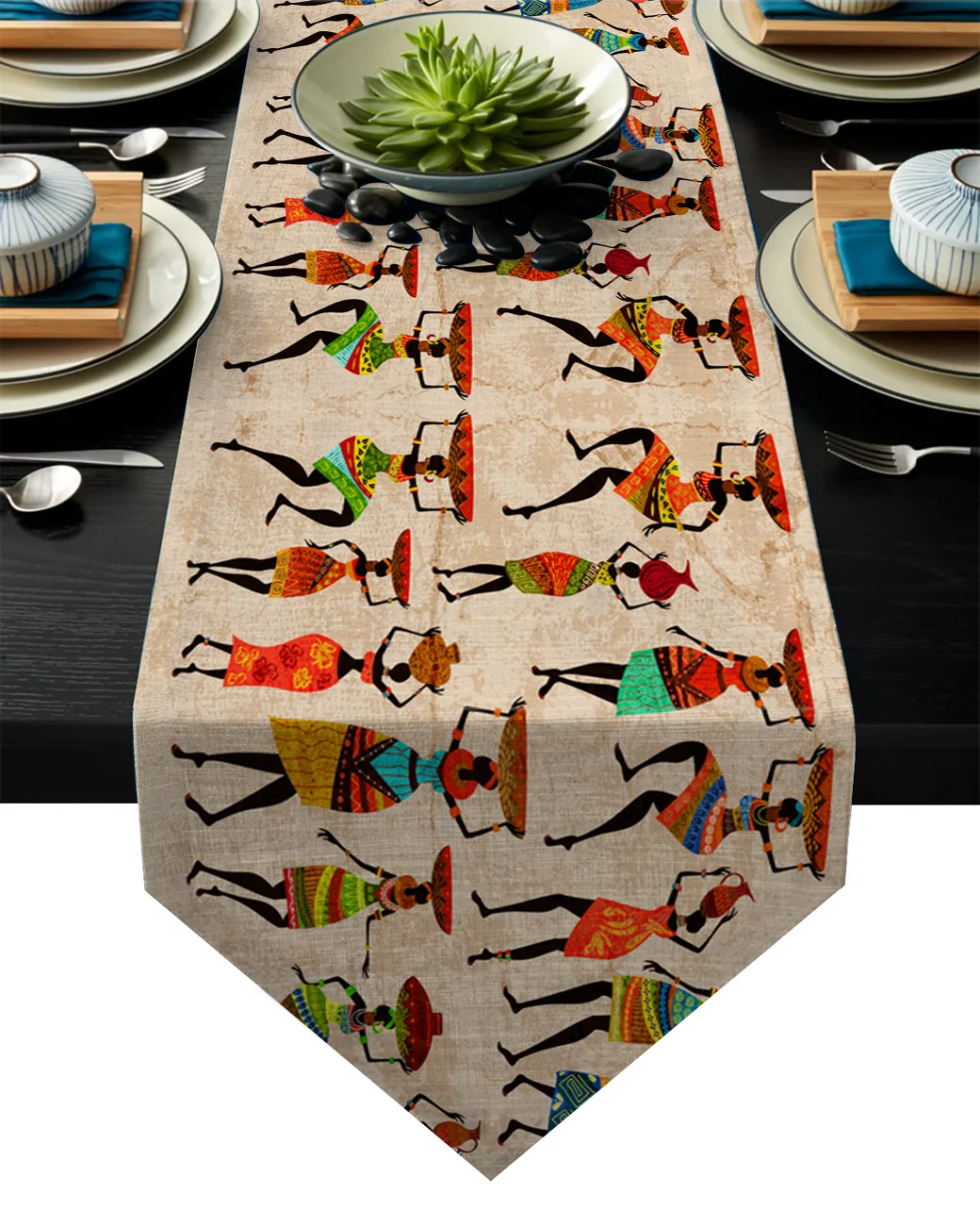 Ethnic African Women Table Runner Kitchen Decor Table Flag Tablecloth Placemat Hotel Home Festival Decoration Table Runners
Ethnic African Women Table Runner Kitchen Decor Table Flag Tablecloth Placemat Hotel Home Festival Decoration Table Runners