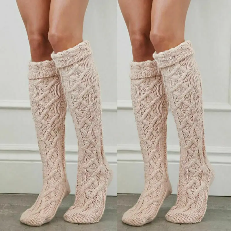 Women Knit Leg Warm Knee High Stockings Fall Spring Over The Knee Boot Topper Winter Pantyhose Girl's Polainas
Women Knit Leg Warm Knee High Stockings Fall Spring Over The Knee Boot Topper Winter Pantyhose Girl's Polainas
