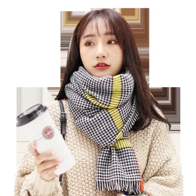 New British Style Thousand Bird Check Autumn and Winter Scarf for Women Versatile Warm Imitation Cashmere Shawl 200*75cm
New British Style Thousand Bird Check Autumn and Winter Scarf for Women Versatile Warm Imitation Cashmere Shawl 200*75cm