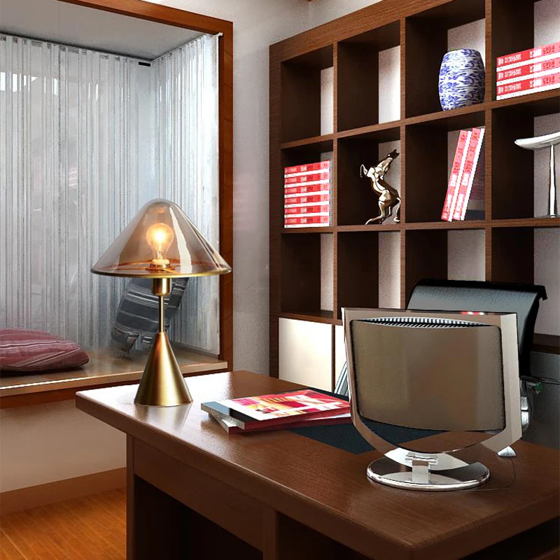 American country retro mushroom table lamp LED home living room decoration bedroom bedside table lamp study reading table lamp
American country retro mushroom table lamp LED home living room decoration bedroom bedside table lamp study reading table lamp