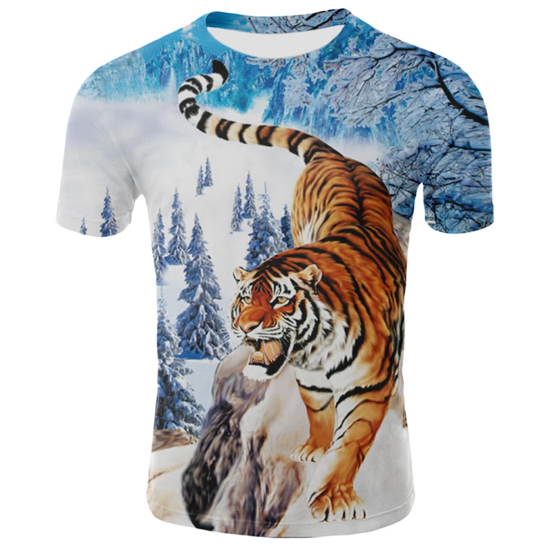 Spring and summer new style 3D graphic print T-shirt personality fashion street/animal/comic/casual short-sleeved top
Spring and summer new style 3D graphic print T-shirt personality fashion street/animal/comic/casual short-sleeved top
