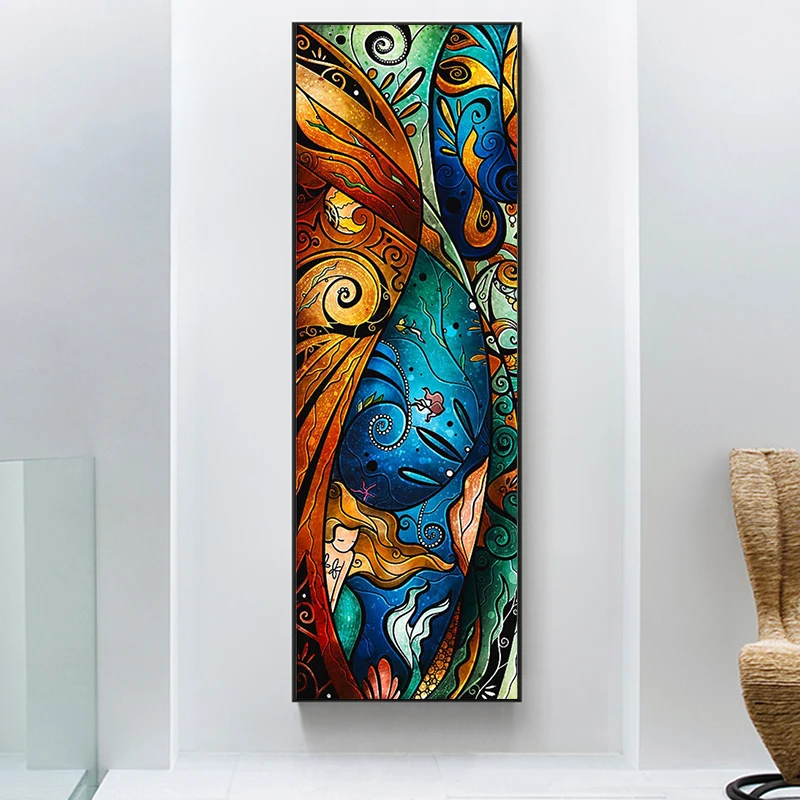 Underwater World Colorful Canvas Painting Wall Art Cartoon Mermaid Posters And Prints For Kids Bedroom Room Home Decor Cuadros
Underwater World Colorful Canvas Painting Wall Art Cartoon Mermaid Posters And Prints For Kids Bedroom Room Home Decor Cuadros