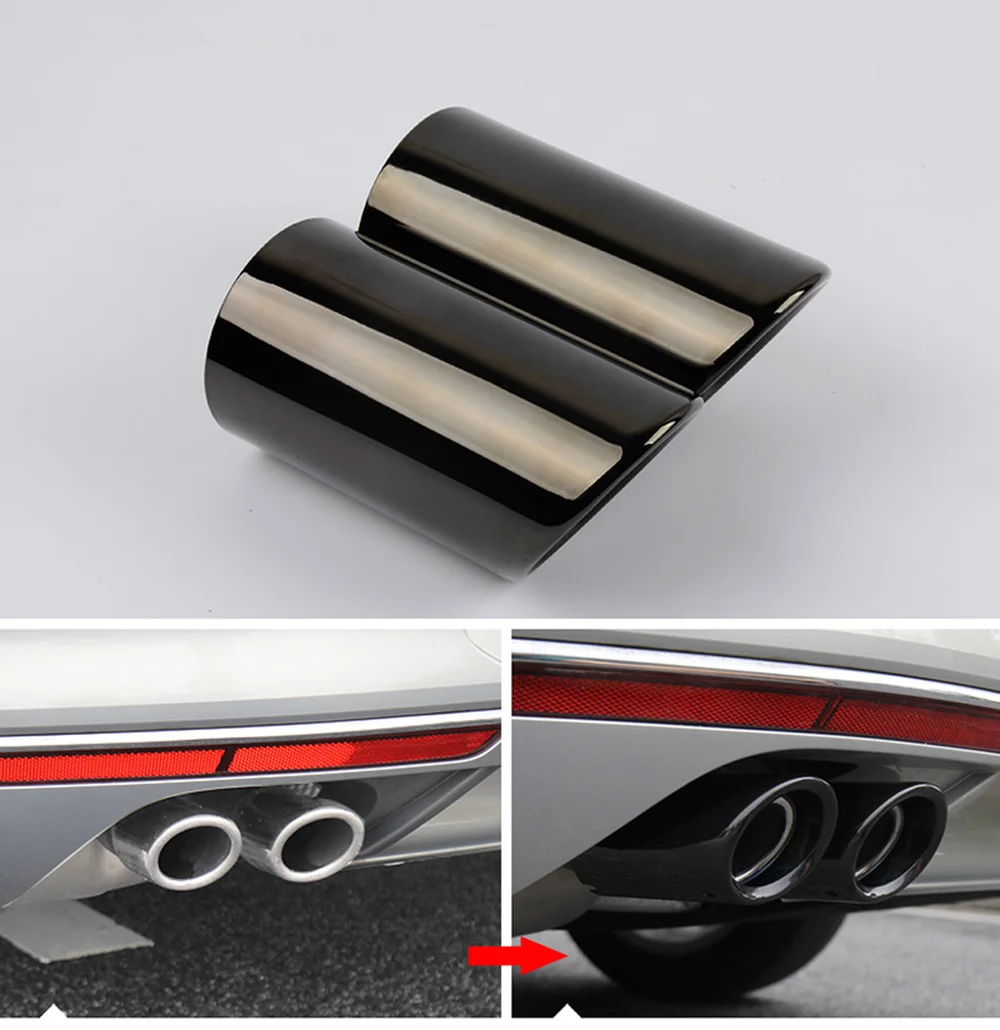 2Pcs/Set Chrome Plating Stainless Steel Car Exhaust Muffler Tip Pipes Covers for Audi A1 A3 A4 TT 2009-2015/VW Volkswagen PASSAT
2Pcs/Set Chrome Plating Stainless Steel Car Exhaust Muffler Tip Pipes Covers for Audi A1 A3 A4 TT 2009-2015/VW Volkswagen PASSAT