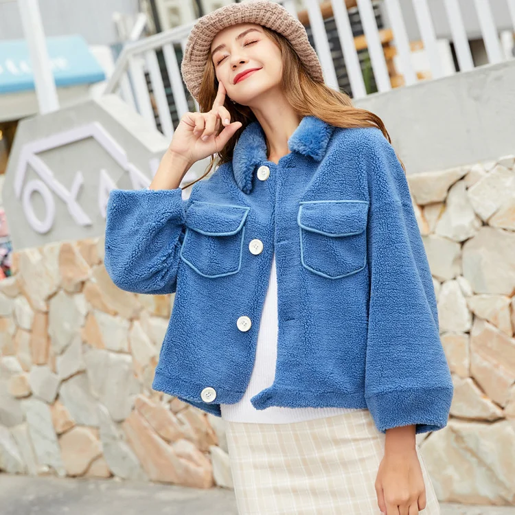 Taobao Imitation Fur Lamb Granular Plush Coat Women's Short Autumn and Winter Plush Sheep Shearing Coat
Taobao Imitation Fur Lamb Granular Plush Coat Women's Short Autumn and Winter Plush Sheep Shearing Coat