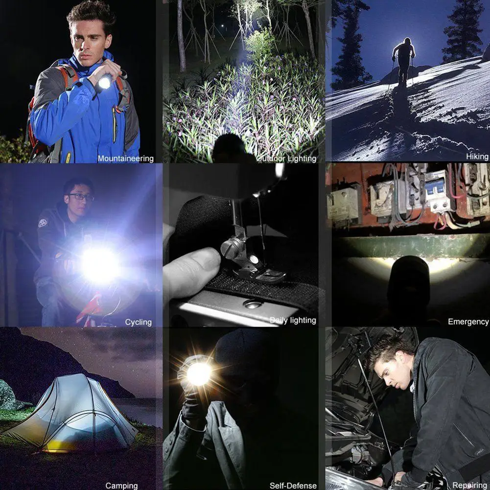 Outdoor Rechargeable Led flashlight Ultra Bright Torch Camping Light Switch Mode Waterproof Zoomable Bike Aluminum Alloy Light
Outdoor Rechargeable Led flashlight Ultra Bright Torch Camping Light Switch Mode Waterproof Zoomable Bike Aluminum Alloy Light