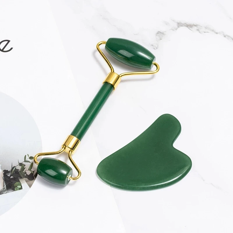 Natural Jade Stone Massage Gua Sha Scraper Roller Facial Care Physical Beauty Lifting Firming Guasha Face massager Scraping Tool
Natural Jade Stone Massage Gua Sha Scraper Roller Facial Care Physical Beauty Lifting Firming Guasha Face massager Scraping Tool