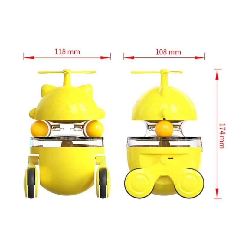 Pet Tumbler Toy Interactive Cat Toy IQ Treat Ball Smarter Toys Turntable Food Dispenser Training Balls Puppy Cat Slow Feeder
Pet Tumbler Toy Interactive Cat Toy IQ Treat Ball Smarter Toys Turntable Food Dispenser Training Balls Puppy Cat Slow Feeder