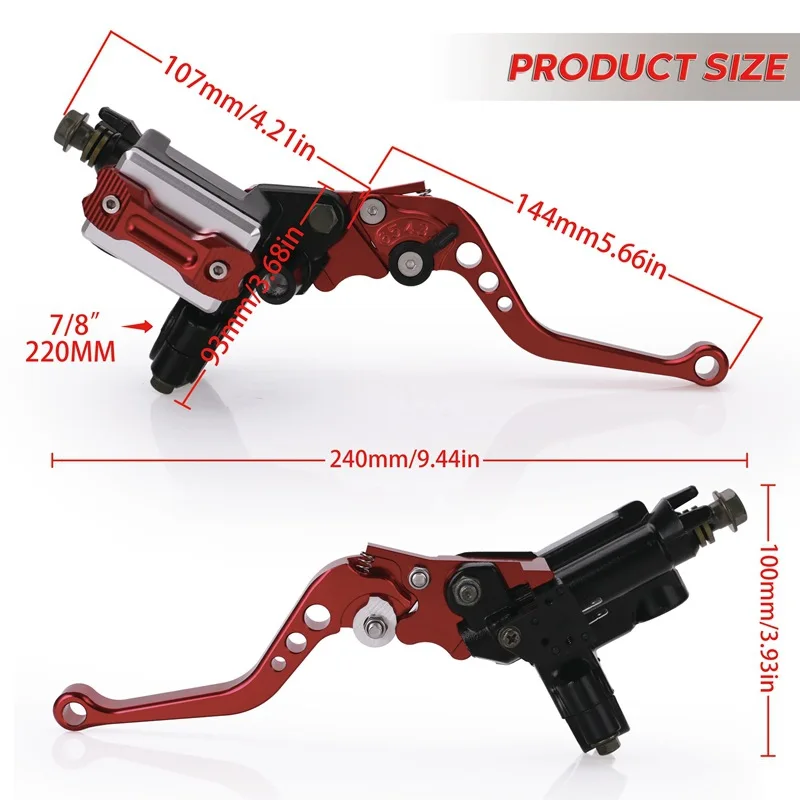 Off Road Motorcycle New Modified Handbrake Accessories General Brake Clutch Assembly Handle 7 / 8 Accessories
Off Road Motorcycle New Modified Handbrake Accessories General Brake Clutch Assembly Handle 7 / 8 Accessories
