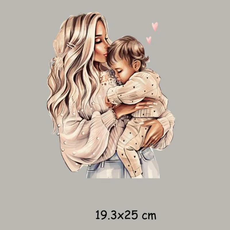 19.3x25cm New Cute Super Mom Baby Iron On Patches For DIY Heat Transfer Clothes T-Shirt Thermal Stickers Decoration Printing
19.3x25cm New Cute Super Mom Baby Iron On Patches For DIY Heat Transfer Clothes T-Shirt Thermal Stickers Decoration Printing