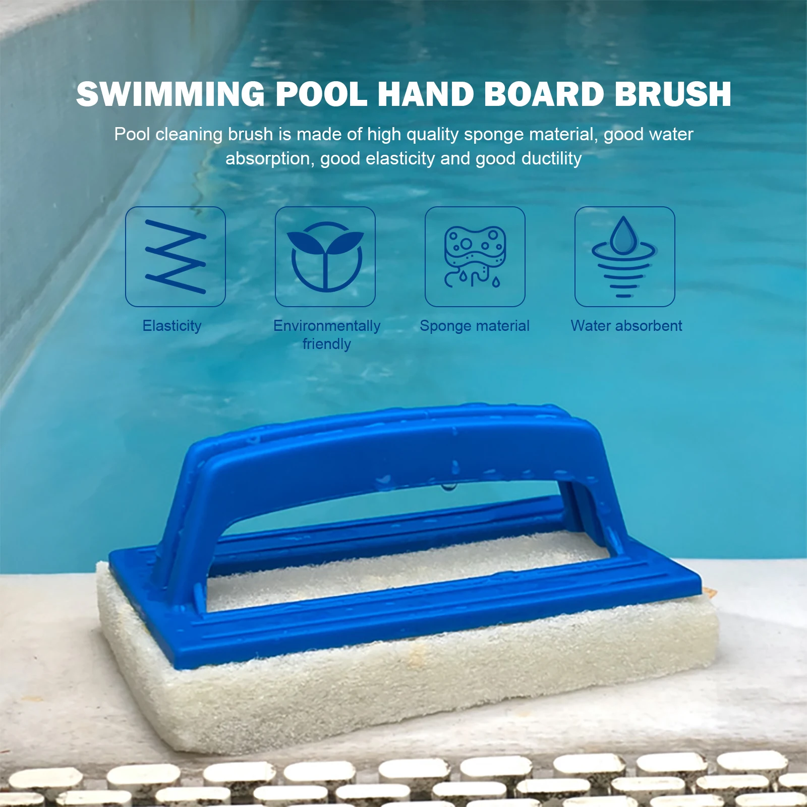 Wall Sponge Brush 1PC Cleaning Supplies Swimming Pool Accessory Portable Waterline Scrubber Wall Cleaning Brush Scrubber
Wall Sponge Brush 1PC Cleaning Supplies Swimming Pool Accessory Portable Waterline Scrubber Wall Cleaning Brush Scrubber