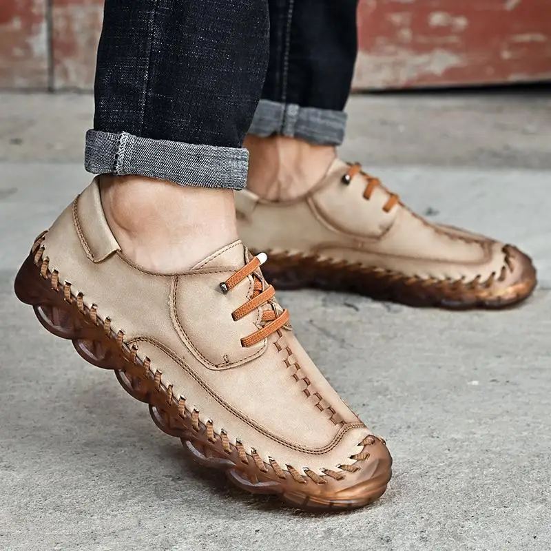 Men Casual Shoes Autumn Outdoor Walking Shoes PU Leather Breathable Sneakers Handmade Platform Oxford Shoes Lace Up Flat Shoes
Men Casual Shoes Autumn Outdoor Walking Shoes PU Leather Breathable Sneakers Handmade Platform Oxford Shoes Lace Up Flat Shoes