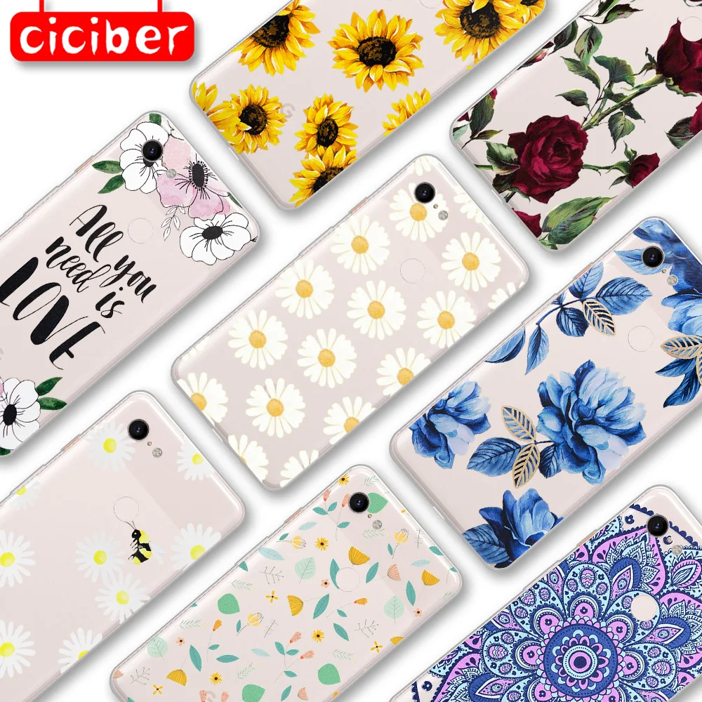 Rose Sunflower Daisy Case For Google Pixel 4 5 3 2 XL Cover for Pixel 3a 4a XL Soft Silicone TPU Luxury Shockproof Phone Fundas
Rose Sunflower Daisy Case For Google Pixel 4 5 3 2 XL Cover for Pixel 3a 4a XL Soft Silicone TPU Luxury Shockproof Phone Fundas