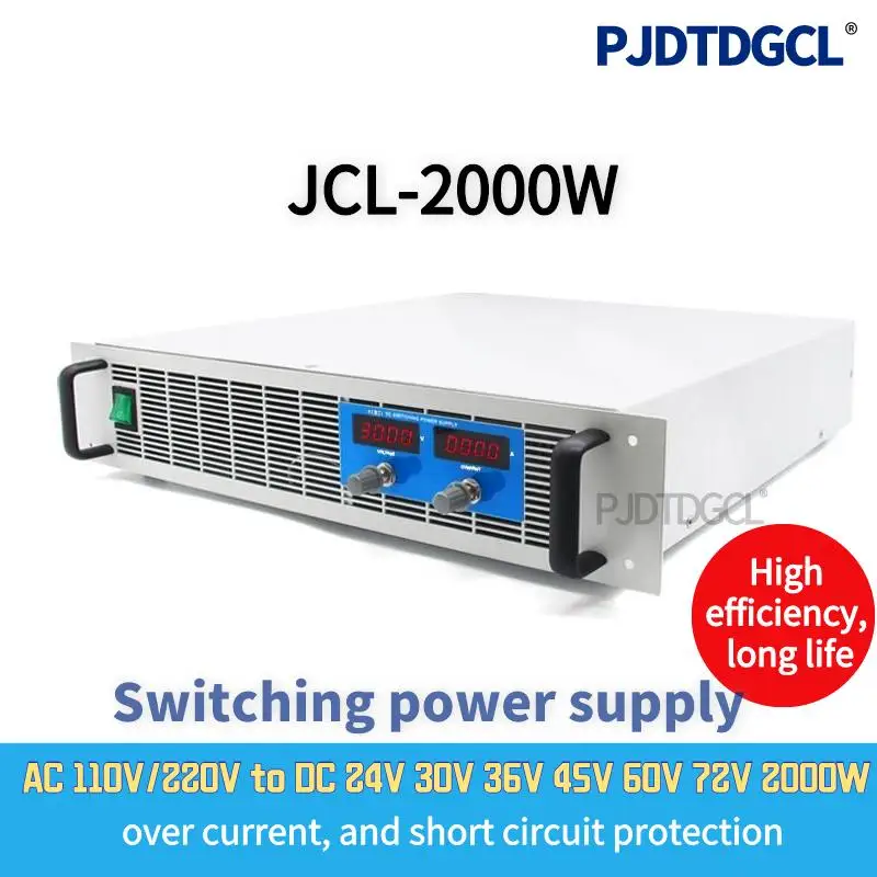 

2000W Digital display supply Adjustable Switching DC Power15V24V30V36V48V60V80V485 Communication Analog control output function