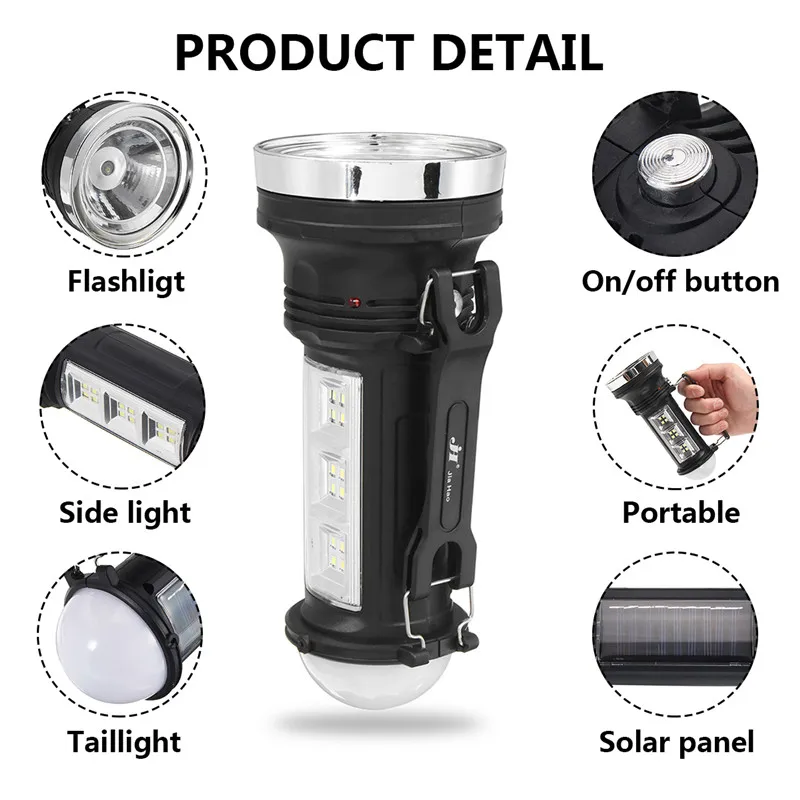 AC110-240V Solar Power Portable LED Lantern Flashlight Outdoor LED Rechargeable Flashlight Hanging Lantern For Searching Camping
AC110-240V Solar Power Portable LED Lantern Flashlight Outdoor LED Rechargeable Flashlight Hanging Lantern For Searching Camping