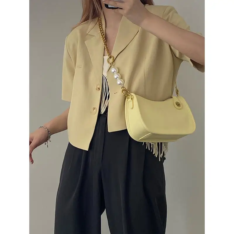 2021 Spring/summer Shoulder Bags for Women Pearl Chain Handbags Fashion Exquisite Shopping Tote Bag with Combined Shoulder Strap
2021 Spring/summer Shoulder Bags for Women Pearl Chain Handbags Fashion Exquisite Shopping Tote Bag with Combined Shoulder Strap