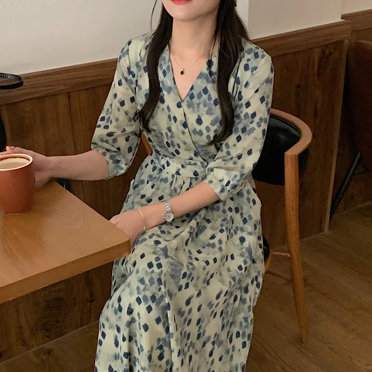 GRUIICEEN Vintage Floral Dress Female Korea Elegant Party Dresses For Women Summer Half Sleeve V-Neck Lace Chiffon Long Dress
GRUIICEEN Vintage Floral Dress Female Korea Elegant Party Dresses For Women Summer Half Sleeve V-Neck Lace Chiffon Long Dress