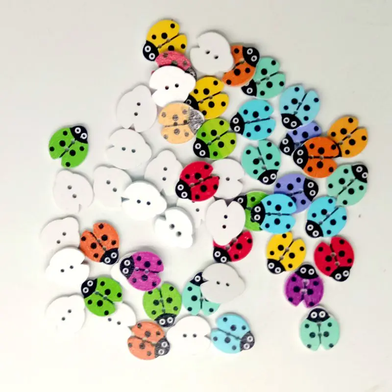 IBOWS 100Pcs Mixed Ladybug Buttons Wood Shape Sewing Apparel Clothes Scrapbooking Decorative For Kids Handcraft DIY Accessories
IBOWS 100Pcs Mixed Ladybug Buttons Wood Shape Sewing Apparel Clothes Scrapbooking Decorative For Kids Handcraft DIY Accessories