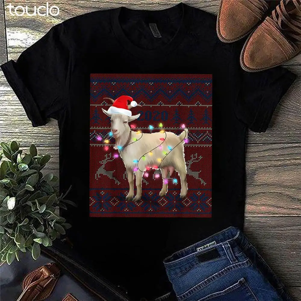 New Goat Christmas Lights Ugly Sweater Snow Lover Funny Gift T-Shirt For Men Women Unisex S-5Xl
New Goat Christmas Lights Ugly Sweater Snow Lover Funny Gift T-Shirt For Men Women Unisex S-5Xl