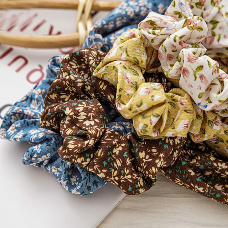 Korea Floral Ponytail Hair Scarf Elastic Hair Bands Hair Accessories Women Hair Tie Rope Bohemian Long Ribbons Hair Scrunchies
Korea Floral Ponytail Hair Scarf Elastic Hair Bands Hair Accessories Women Hair Tie Rope Bohemian Long Ribbons Hair Scrunchies