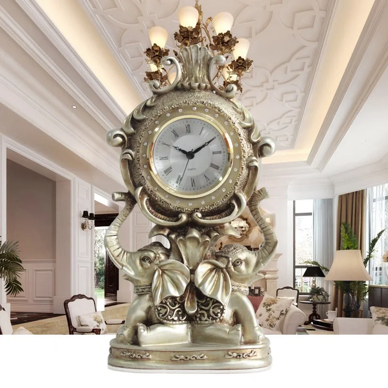 EUROPEAN RETRO ELEPHANT CLOCK CREATIVE LIVING ROOM DECORATION BEDROOM MUTE WATCH FASHION HOME DECORATION CRAFTS
EUROPEAN RETRO ELEPHANT CLOCK CREATIVE LIVING ROOM DECORATION BEDROOM MUTE WATCH FASHION HOME DECORATION CRAFTS