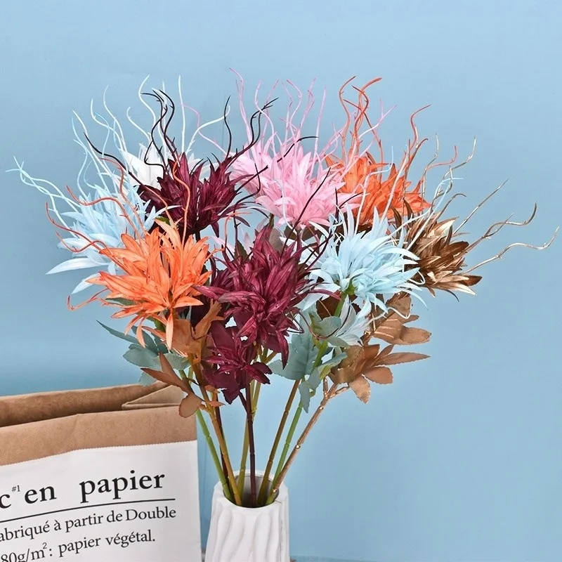Artificial Flower Single 71cm Long Flame Flower, Home Decoration Vase Flower Arrangement, DIY Wedding Scene Road Lead Flower
Artificial Flower Single 71cm Long Flame Flower, Home Decoration Vase Flower Arrangement, DIY Wedding Scene Road Lead Flower