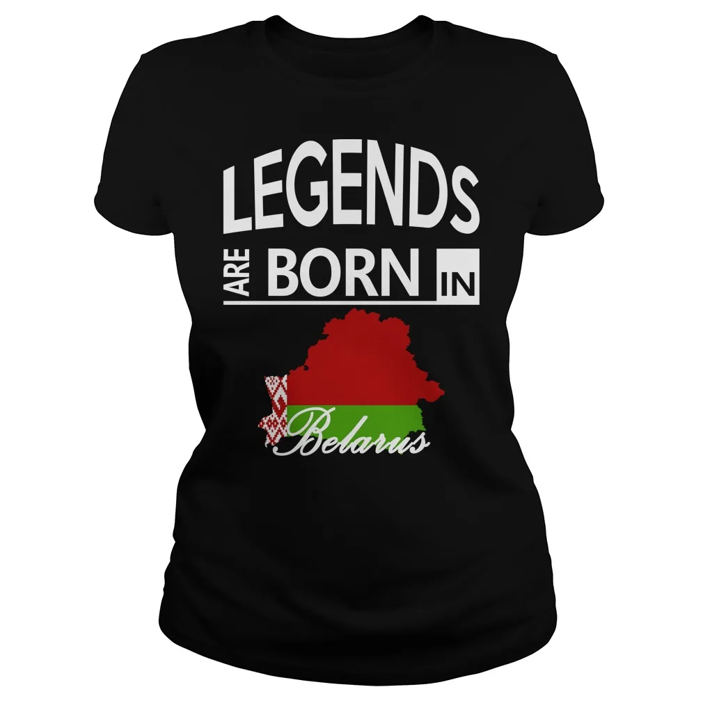 Legends Are Born In Belarus. Individualization Phrase T-Shirt. Summer Cotton O-Neck Short Sleeve Womens T Shirt New S-3XL
Legends Are Born In Belarus. Individualization Phrase T-Shirt. Summer Cotton O-Neck Short Sleeve Womens T Shirt New S-3XL