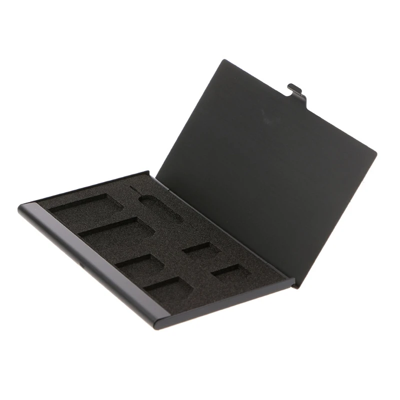 2022 New Monolayer Aluminum Alloy 1 Card Pin + 6 SIM Card Holder Protector Storage Box Case
2022 New Monolayer Aluminum Alloy 1 Card Pin + 6 SIM Card Holder Protector Storage Box Case