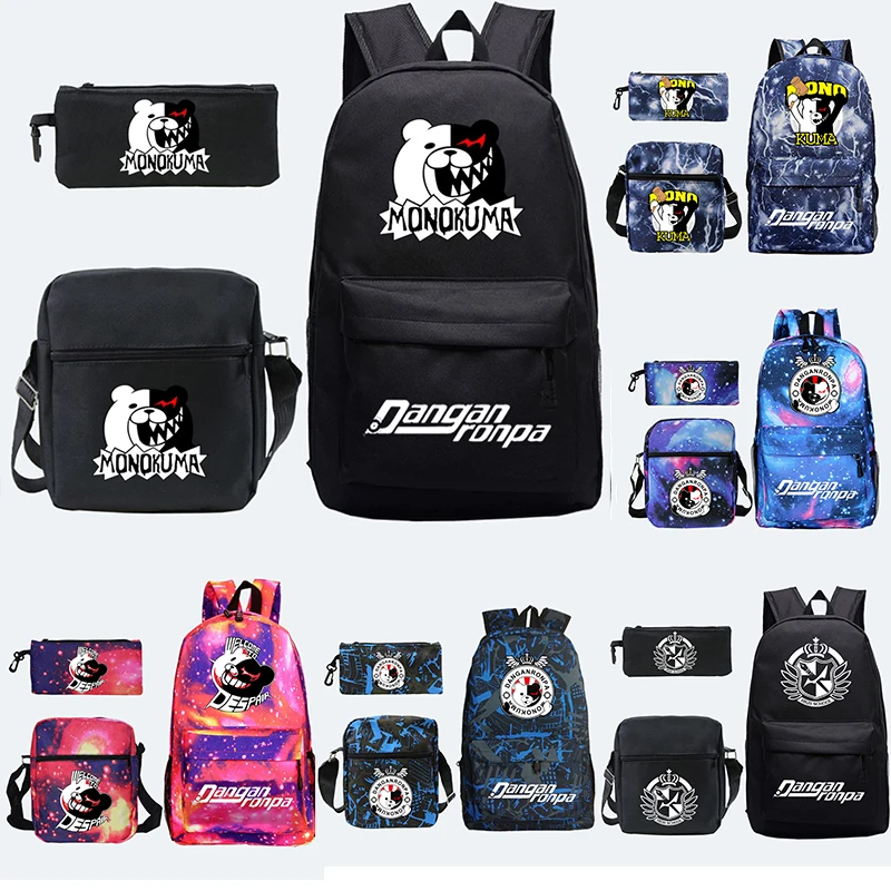 Danganronpa Backpack Children Anime Cartoon School Bag Bookbag Men Women Travel bags Mochila Daily Rucksack
Danganronpa Backpack Children Anime Cartoon School Bag Bookbag Men Women Travel bags Mochila Daily Rucksack