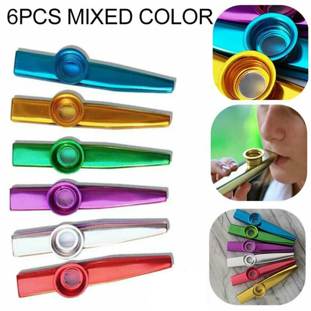 6pcs Metal Kazoos Musical Instruments Flutes Diaphragm Mouth Kazoos Musical Instruments Good Companion For Guitar
6pcs Metal Kazoos Musical Instruments Flutes Diaphragm Mouth Kazoos Musical Instruments Good Companion For Guitar