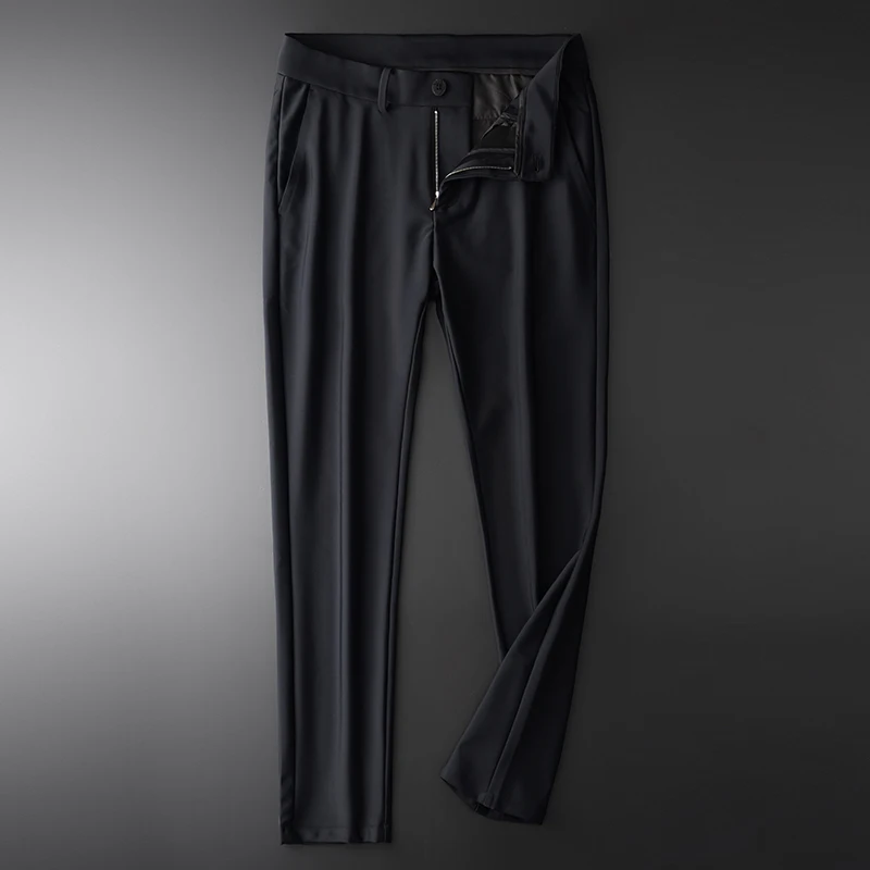 Composite Mens Double Luxury Warm Comfortable Man Pants Autumn And Winter Simple Business Male Trousers 
Composite Mens Double Luxury Warm Comfortable Man Pants Autumn And Winter Simple Business Male Trousers