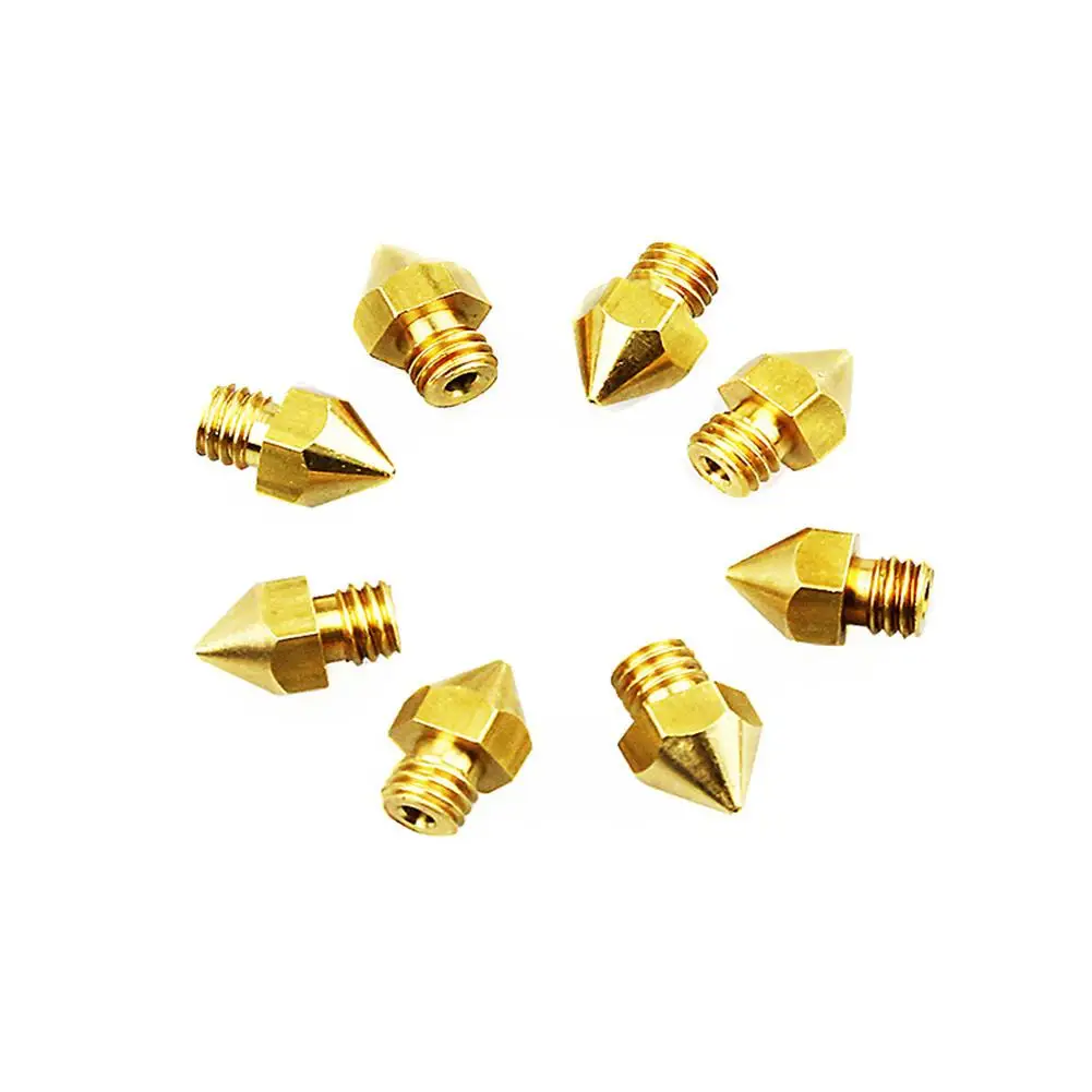 5pcs/set Extruder Nozzle with Thread 0.4mm 0.3mm 0.2mm 0.5mm 0.6mm for 1.75mm Bass Head for Ender 3
5pcs/set Extruder Nozzle with Thread 0.4mm 0.3mm 0.2mm 0.5mm 0.6mm for 1.75mm Bass Head for Ender 3