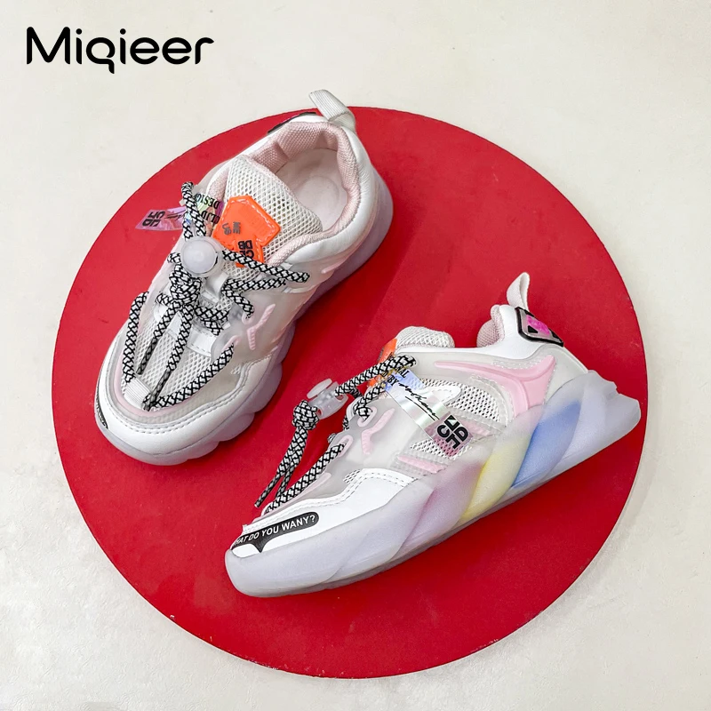 Children Anti-slip Soft Jelly Bottom Sneakers Breathable Mesh Lightweight Casual Shoes Fashion Dad Clunky Sneaker For Boy Girl
Children Anti-slip Soft Jelly Bottom Sneakers Breathable Mesh Lightweight Casual Shoes Fashion Dad Clunky Sneaker For Boy Girl
