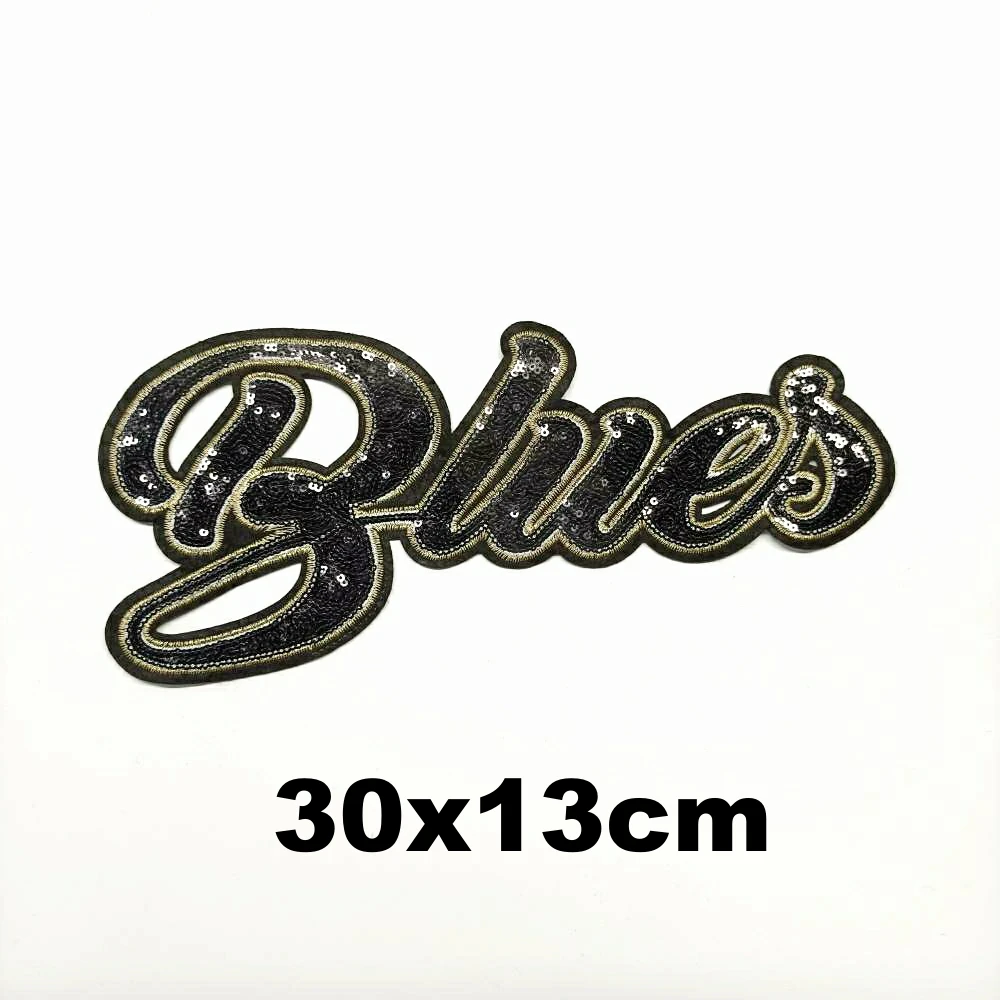 Garment accessory large embroidery big letter cartoon patches for clothing PA-3447
Garment accessory large embroidery big letter cartoon patches for clothing PA-3447