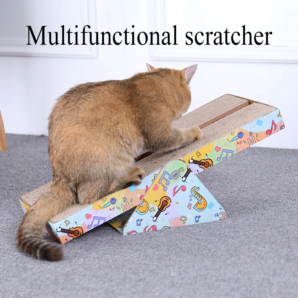 Cat Scratch Board Interesting Toy Kitten Cat Corrugated Paper Pad Cats Nail Scraper Mat Cat Scrathching Post
Cat Scratch Board Interesting Toy Kitten Cat Corrugated Paper Pad Cats Nail Scraper Mat Cat Scrathching Post