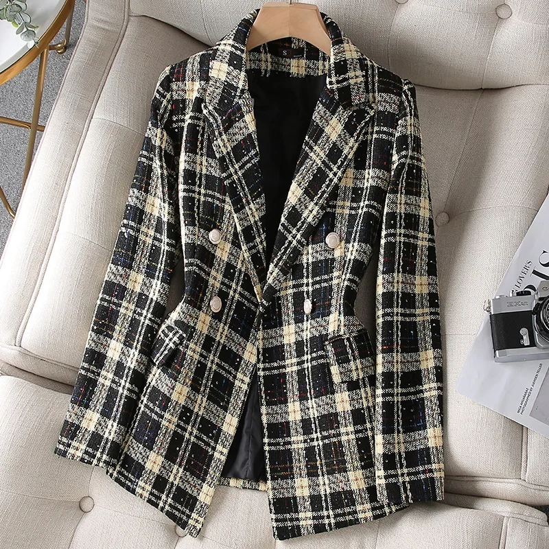Korean autumn sports jacket women's oversized clothing Plaid sports jacket office women's jacket spring oversized clothing
Korean autumn sports jacket women's oversized clothing Plaid sports jacket office women's jacket spring oversized clothing