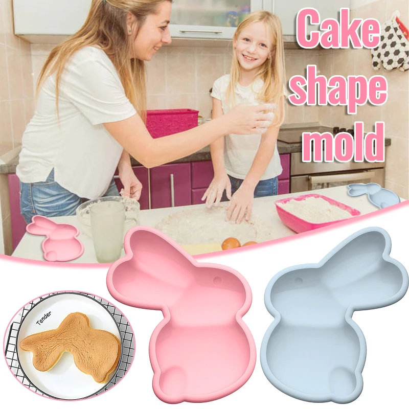 DIY Food-grade Silicone Cake Mold 3D Egg Rabbit Shape Chocolate Mould Pastry Fondant Cake Baking Mold Tray Kitchen Bakeware Tool 
DIY Food-grade Silicone Cake Mold 3D Egg Rabbit Shape Chocolate Mould Pastry Fondant Cake Baking Mold Tray Kitchen Bakeware Tool