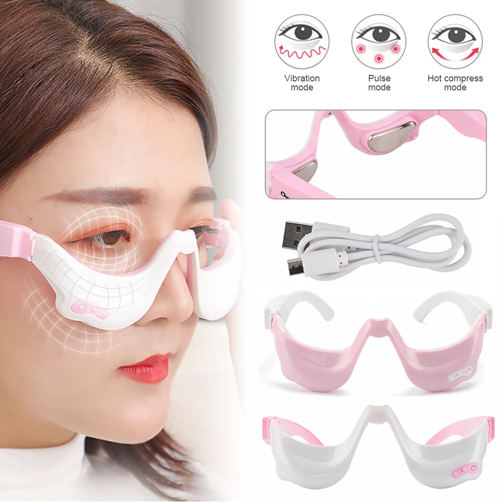 Eye Massager Adjustable Temperature Eye Modes For Relieving Eye Fatigue, Dark Circles Eye Massage Accelerate Eye Massager
Eye Massager Adjustable Temperature Eye Modes For Relieving Eye Fatigue, Dark Circles Eye Massage Accelerate Eye Massager