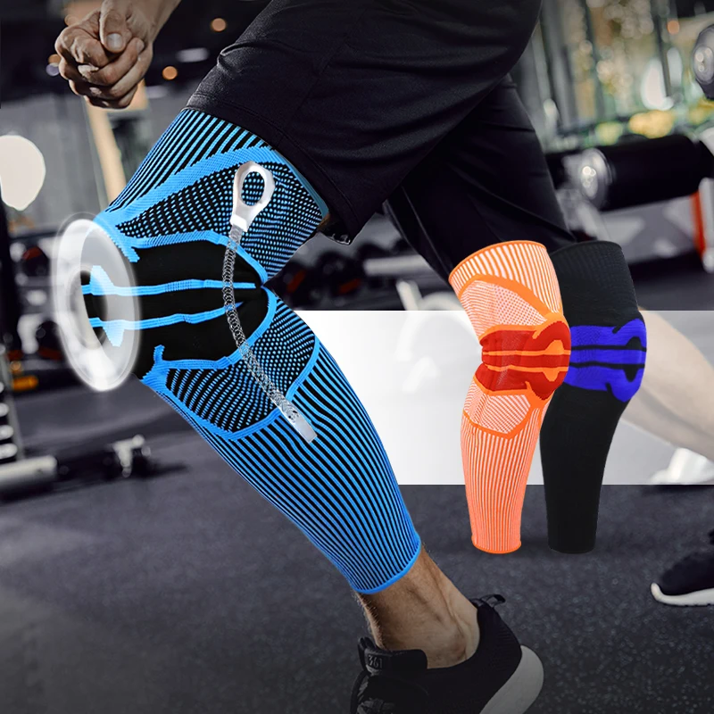 Compression Leg Sleeves with Elastic Straps for Men Women, Extra Long Leg Braces Knee Sleeve for Basketball Football Knee Pain
Compression Leg Sleeves with Elastic Straps for Men Women, Extra Long Leg Braces Knee Sleeve for Basketball Football Knee Pain