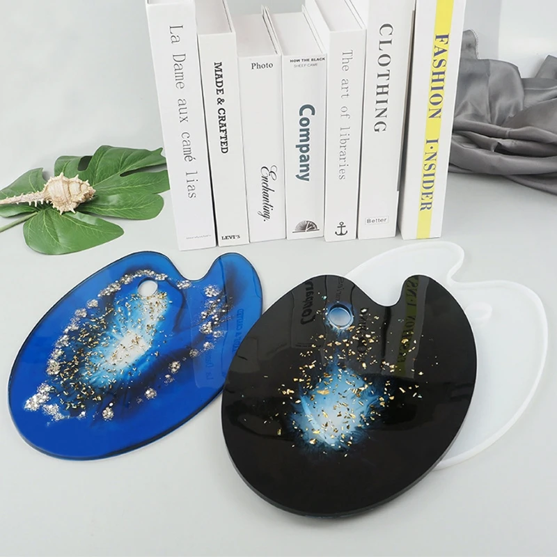 Handmade Paint Palette Resin Casting Mold 10 x 8 Inches Oval shape Art Palette Resin Mold DIY Art Craft Painting Molds
Handmade Paint Palette Resin Casting Mold 10 x 8 Inches Oval shape Art Palette Resin Mold DIY Art Craft Painting Molds