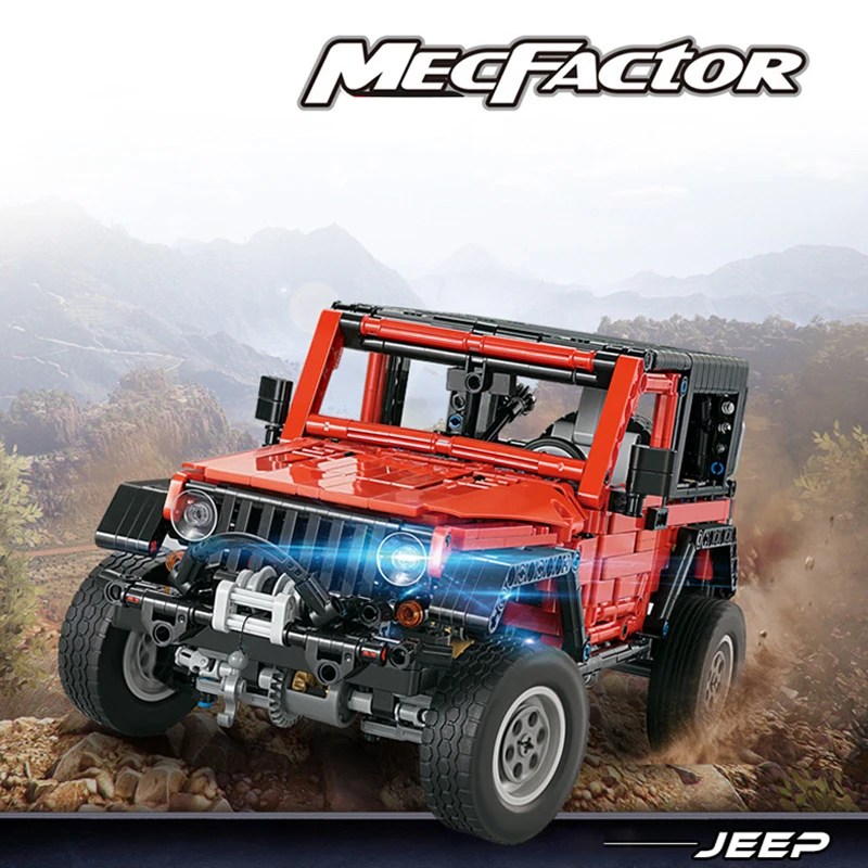 Creative Off-Road Sports Car Model Building Blocks Static Jeep Vehicle Children's Education Toys Birthday Gifts
Creative Off-Road Sports Car Model Building Blocks Static Jeep Vehicle Children's Education Toys Birthday Gifts
