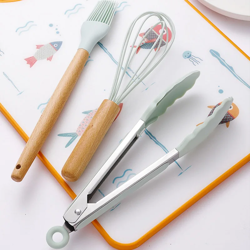 Пищевой зажим, кухонный силиконовый зажим для барбекю из нержавеющей стали, высокая температура, защита от ожогов, жареный стейк, пищевой за...
Пищевой зажим, кухонный силиконовый зажим для барбекю из нержавеющей стали, высокая температура, защита от ожогов, жареный стейк, пищевой за...