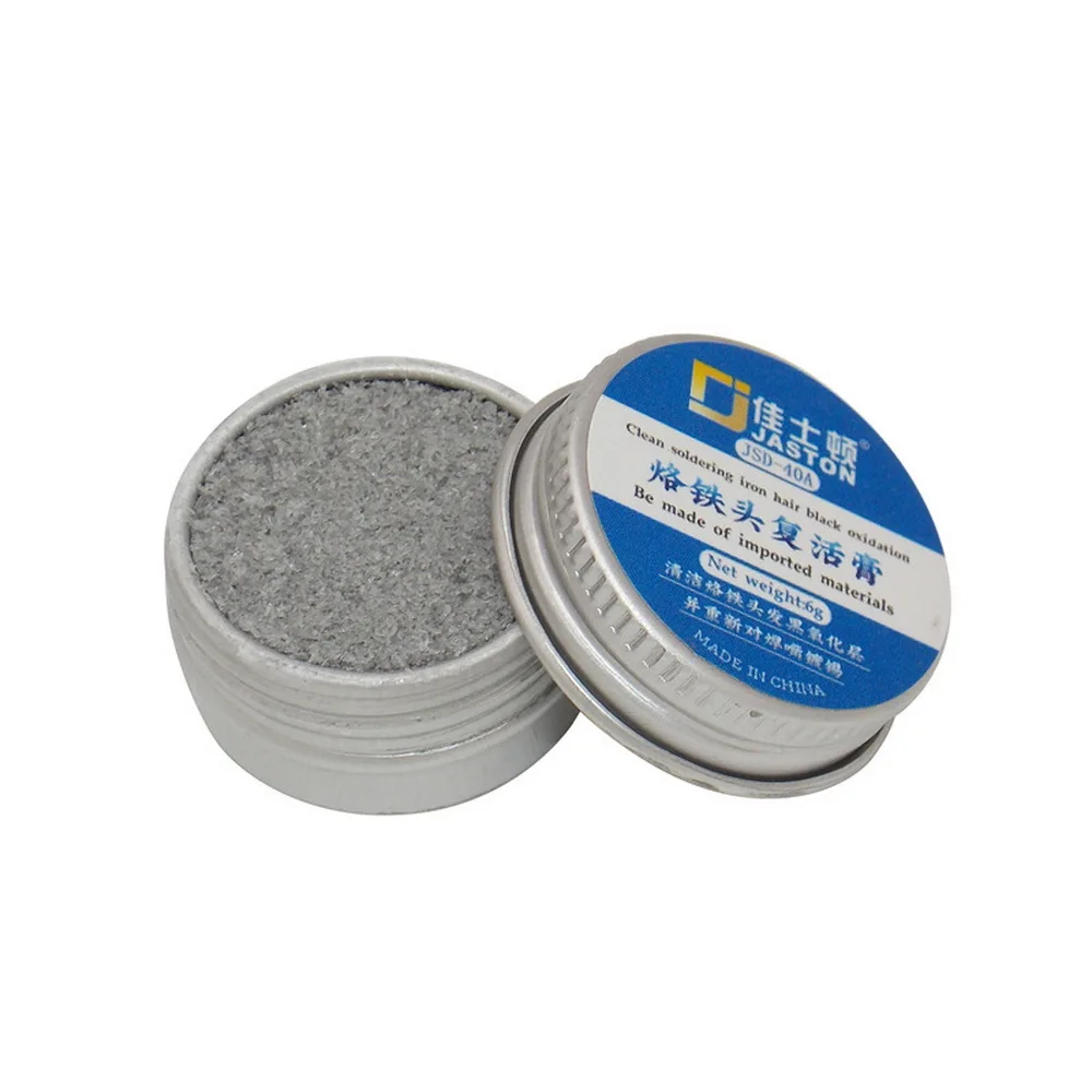 New 1pcs HLY-8S/JSD-40A Soldering Iron Tip Refresher Clean Paste For Iron Tip Head Clean Resurrection Clean Material
New 1pcs HLY-8S/JSD-40A Soldering Iron Tip Refresher Clean Paste For Iron Tip Head Clean Resurrection Clean Material