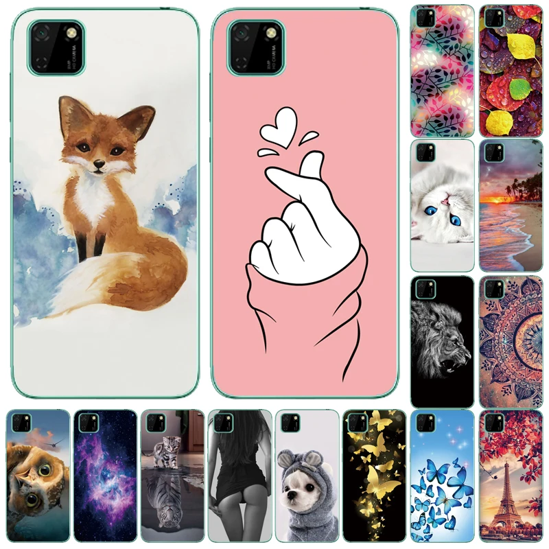 Чехол для Huawei Y5p 5 45 дюйма прозрачный силиконовый мягкий мультяшный чехол из ТПУ Y5