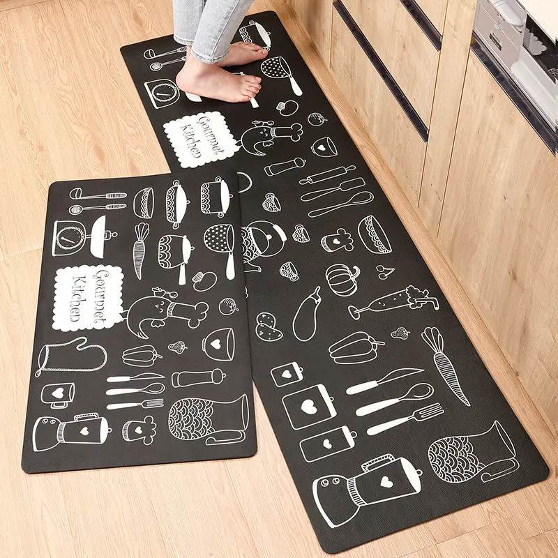 Long Kitchen Carpet Oilproof PVC Leather Kitchen Rug Non-Slip Kitchen Mat Dirtyproof Entrance Doormat Waterproof Bath Mat 2 Size
Long Kitchen Carpet Oilproof PVC Leather Kitchen Rug Non-Slip Kitchen Mat Dirtyproof Entrance Doormat Waterproof Bath Mat 2 Size