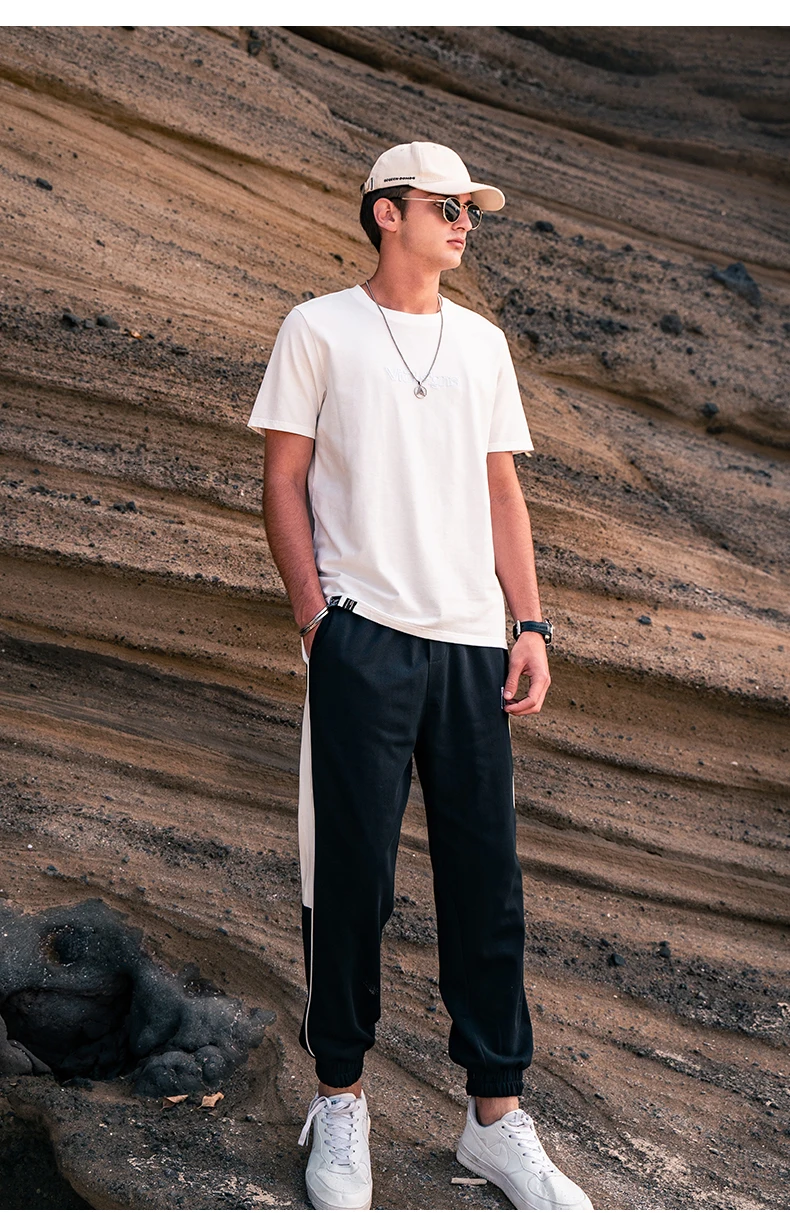 YTX937 2021 summer men's casual exquisite simple embroidery half sleeve round neck cotton T-shirt 
YTX937 2021 summer men's casual exquisite simple embroidery half sleeve round neck cotton T-shirt