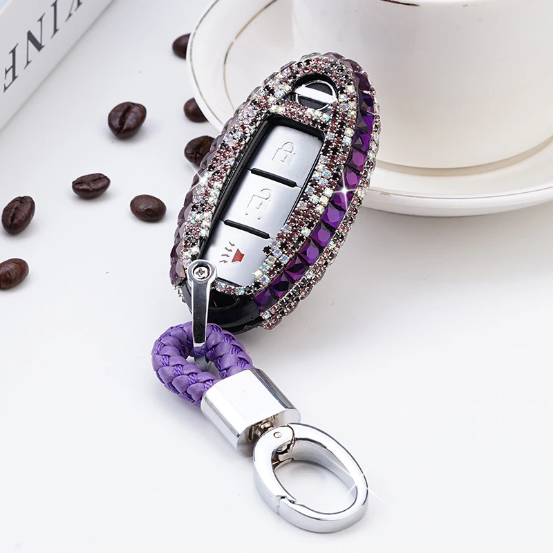 Diamond Car Key Cover Case Shell For Nissan Qashqai J10 J11 X-Trail t31 t32 kicks Tiida Pathfinder Murano Note Juke Accessories
Diamond Car Key Cover Case Shell For Nissan Qashqai J10 J11 X-Trail t31 t32 kicks Tiida Pathfinder Murano Note Juke Accessories