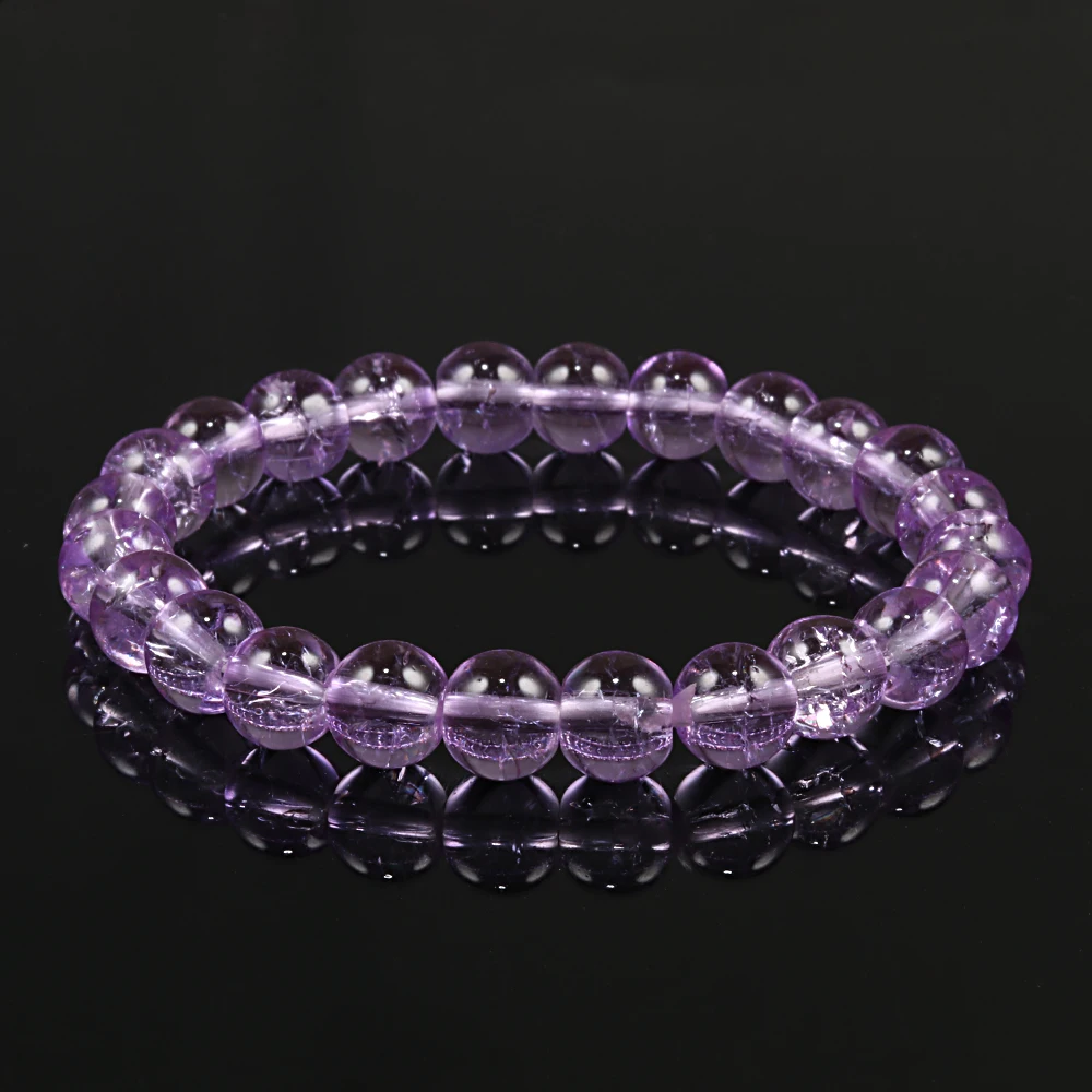 Charm Natural Stone Crystal Purple Bead Bracelet Vintage 8mm Round Beads Bracelets Yoga Prayer Jewelry Women Best Friend Gift
Charm Natural Stone Crystal Purple Bead Bracelet Vintage 8mm Round Beads Bracelets Yoga Prayer Jewelry Women Best Friend Gift
